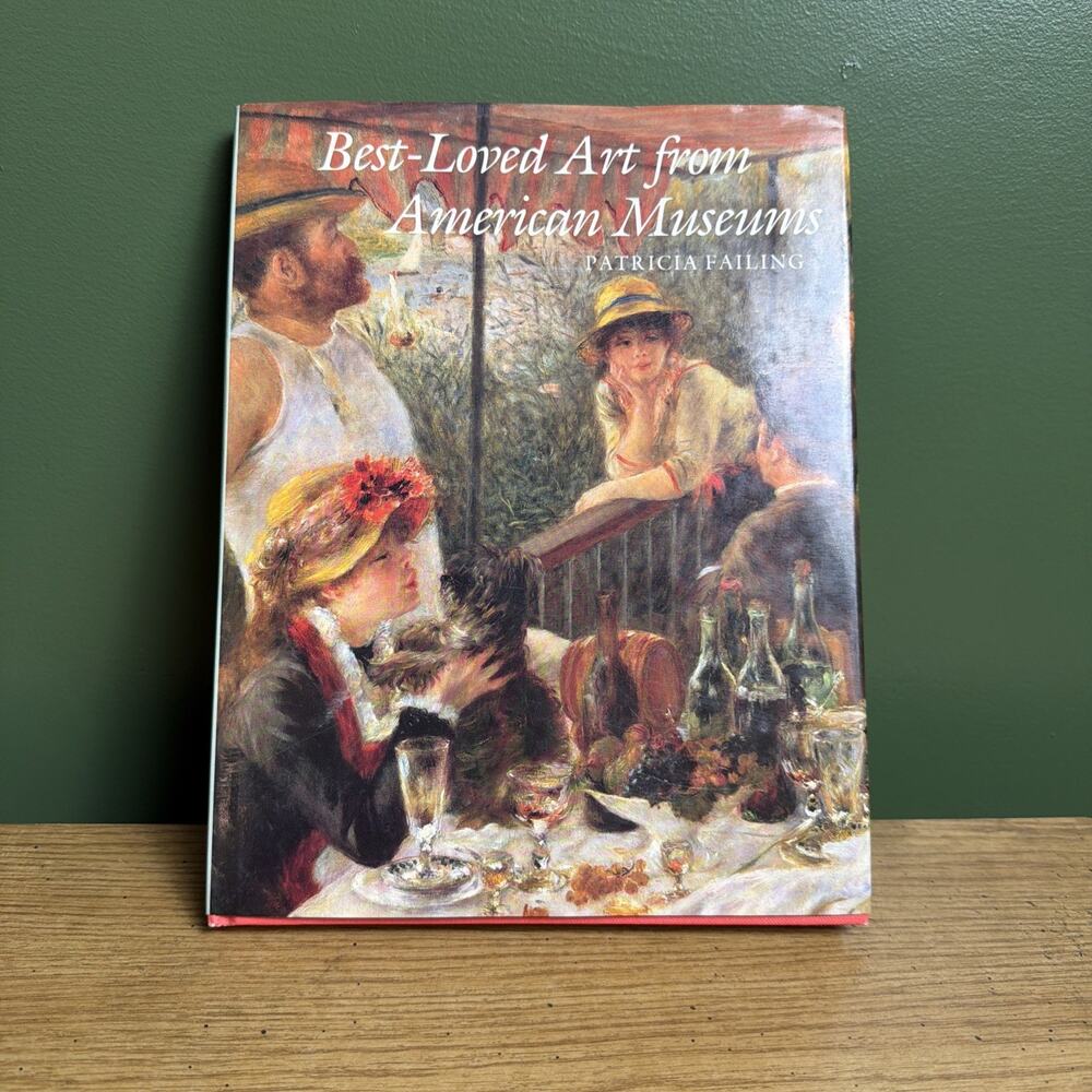 1st Ed Best Loved Art From American Museums Hardcover 1983 Coffee Table Book